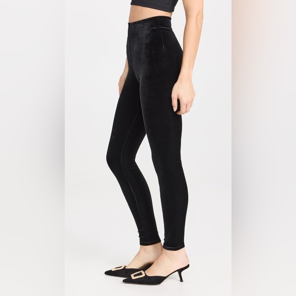 Commando Leggings Women’s XS Black Perfect Control Velour Leggings - Picture 3 of 10
